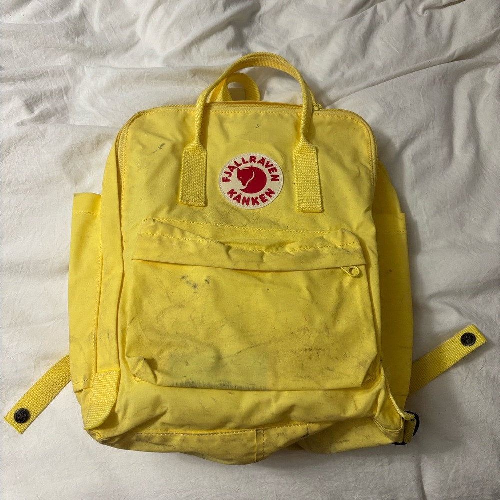 Kånken Yellow Backpack
